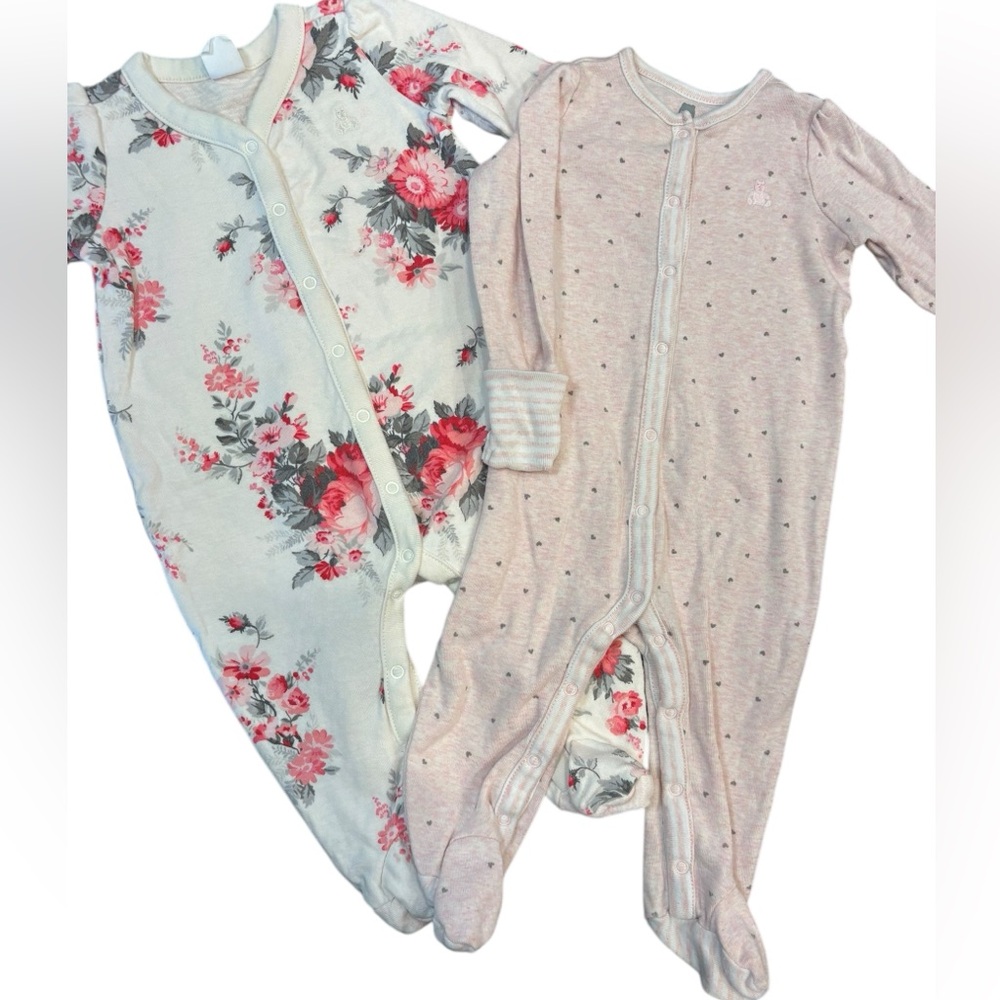 Girl Baby Gap Footies 3-6 Month